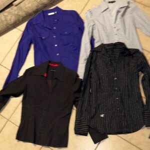 Button-Up Shirts Lot of 4 (Like New)!